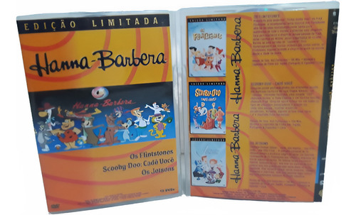 Dvd Coleção Os Flintstones, Scooby-doo, Os Jetsons (12dvds)