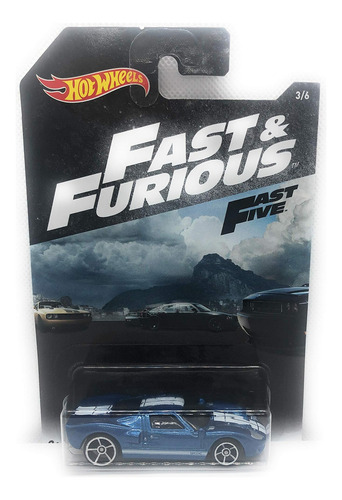 Vehículo Ford Gt-40 Rápido Y Furioso De Mattel