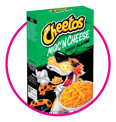 Macn Cheese Cheetos Jalapeño Caja 164g