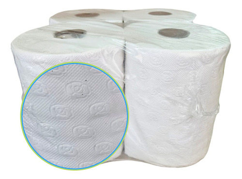 Toalla En Rollo 4 X 200mt Papel Taller Calidad Premium