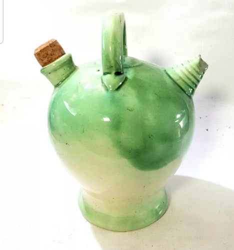 Botijo Botellón De Ceramica De 2 Litros,pico Dañado, Usable (Usado)