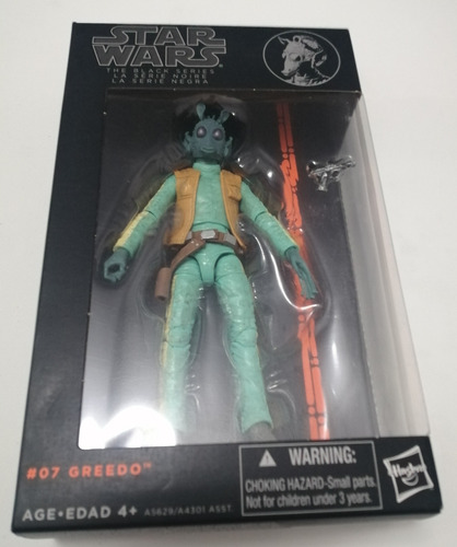 Greedo Star Wars Black Series Línea Naranja 1a Edición (Usado)