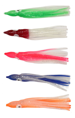 Cebo De Pesca, 25 Unidades, Diseño Vívido, Material De Silic
