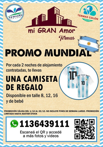 Imagen 15 de 15 de Alquiler Cabañas Bungalows San José Colon Pileta Termas