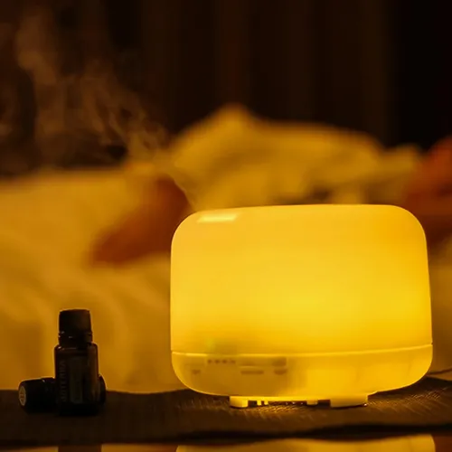 Humidificador Ultrasonico 500ml + 5 Esencias De Regalo