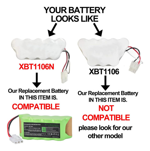 Batma De 10.8v Batería Para Tiburón Xbt1106n Sv1110 Sv1106n
