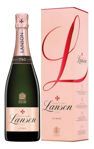 Pack De 4 Champagne Lanson Black Le Rose 750 Ml
