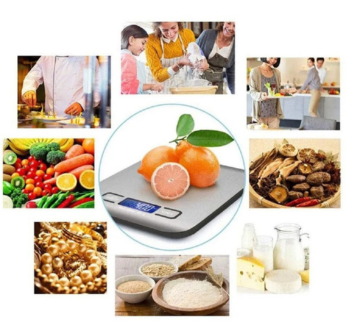 Imagen 4 de 5 de Gramera De Cocina Pesa Balanza Digital 5kg Cocina Alimentos