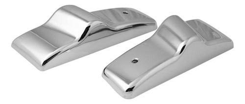 Soportes De Espejo De Puerta Cromados, 2 Piezas, Compatible
