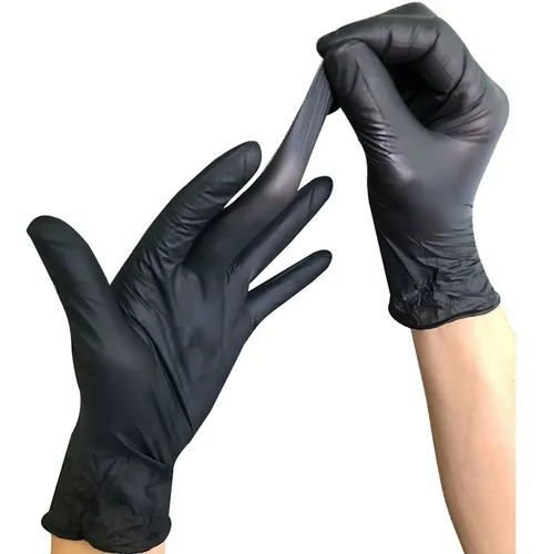 Guantes Nitrilo Xtreme Flex Caja X 100 Und Negro Y Azul