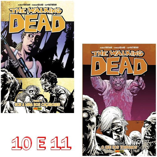 The Walking Dead 10 E 11! Panini! Em Portugues! Novo Lacrado