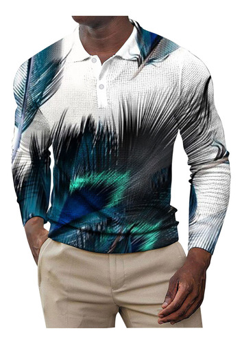 Camiseta Con Cuello Vuelto Para Hombre De La Marca J Fashion