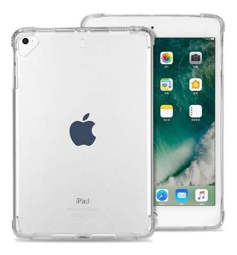 Carcasa Silicona Transparente Para iPad 9.7 2018) Y (2017) /