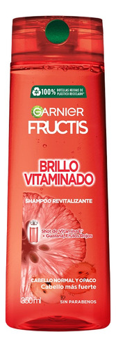 Shampoo Brillo Vitaminado Fructis Garnier 350ml