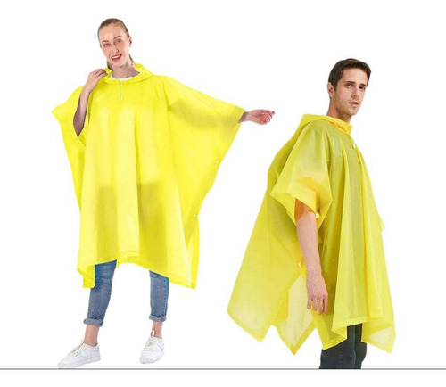 Impermeable Tipo Poncho 100 Micras