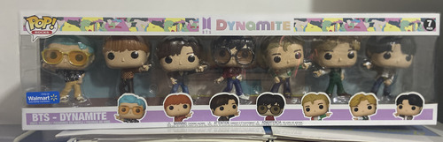 Funko Pop Colección Bts Diamntae 7 Pza Originales