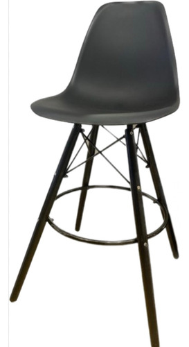 Banqueta Alta  Eames Negras Taburete Islas Bares Armadas