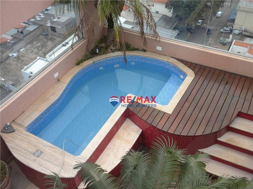 Imagem 10 de 30 de Cobertura Com 3 Dormitórios Para Alugar, 220 M² Por R$ 7.900,00 - Taquaral - Campinas/sp - Co0024