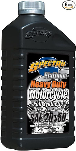 Spectro Performance Oils R.hdp25-6pk Heavy Duty Platinum Ful