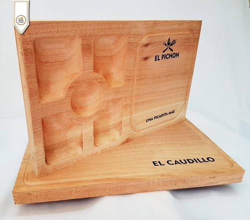 Tabla Y Platos Para Picada, Regalo Empresarial, Cnc Router