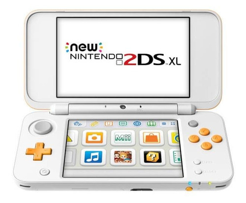 Nintendo 3DS New 2DS XL Standard cor  branco e laranja