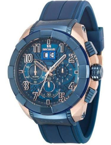 Relógio Masculino Seculus Upper Cronógrafo 13009gpsvru5
