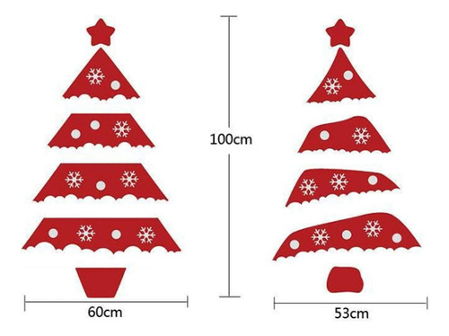 Rbol De Navidad De Pared Led Diy, Árbol Colgante De Pared L