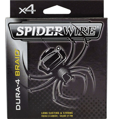 Sedal Linea Trenzada Spiderwire Rio Lago Mar 125 Yds 40 Lbs