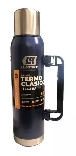 Termo Acero Driven 1.3 Lt 24 Hs Frio Calor Capa Inoxidable Color Arena