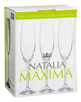 Comprar Copas De Cristal Bohemia Natalia Maxima Champagne 230 Ml X6
