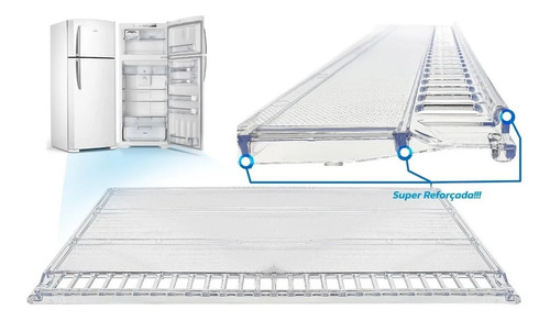 Prateleira Acrilica Refrigerador Mabe Continental 60 X 34