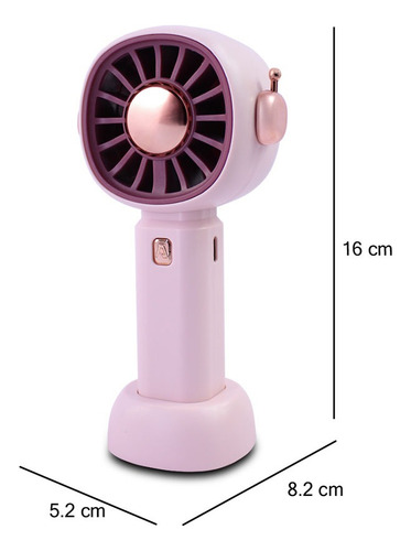 Mini Ventilador Portatil Usb Recargable Escritorio Personal