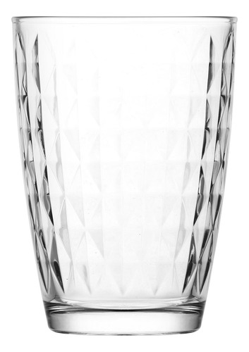 Juego 6 Vasos Artemis Dof Old Fashion Vidrio Labrado 415 Ml Color Cristalino
