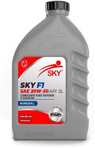 Aceite Sky Mineral 20w-50 946ml