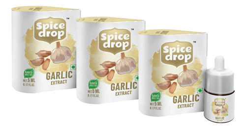 Spice Drop Extracto De Ajo Natural, Para Sopas, Pastas, Ensa