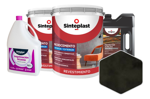 Recuplast Microcemento | Sinteplast | Kit Completo Para 20m2