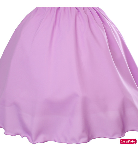 Vestido Lilás Festa Infantil Formatura Casamento Princesa