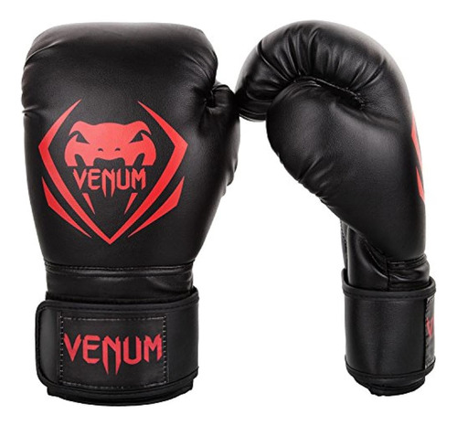 Venum Contender Guantes De Boxeo - Negro / Rojo - 14 Onzas