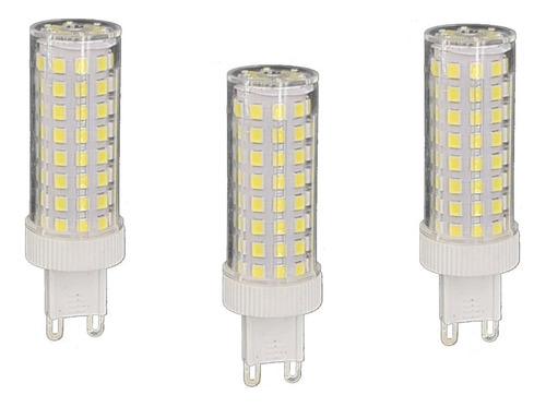 3x Lampada Led Halopim G9 15w 96 Leds Para Lustre Arandela Cor Da Luz Branco-frio 110v/220v