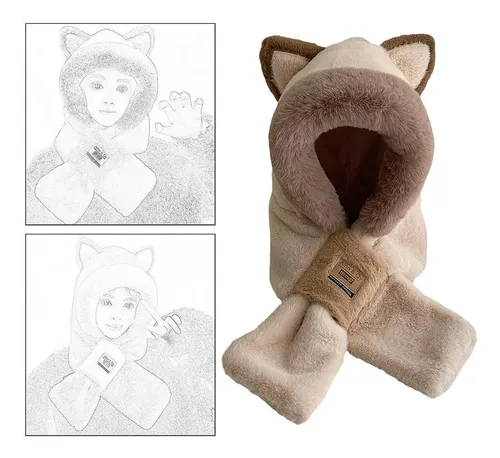 Gorro De Animales De Peluche, Gorro Suave Y Novedoso,