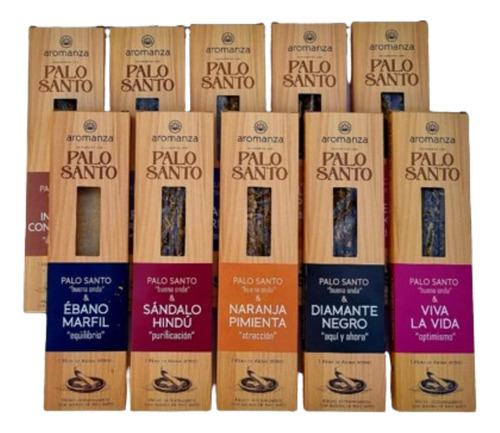 Sahumerio Palo Santo Buena Onda Aromanza Por Mayor X12 Cajas