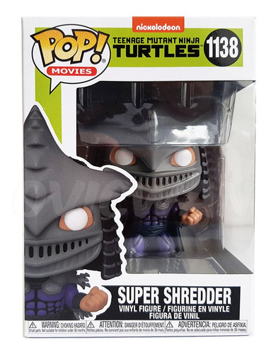 Funko Pop Movies Super Shredder 1138 Ninja Turtles Tortugas