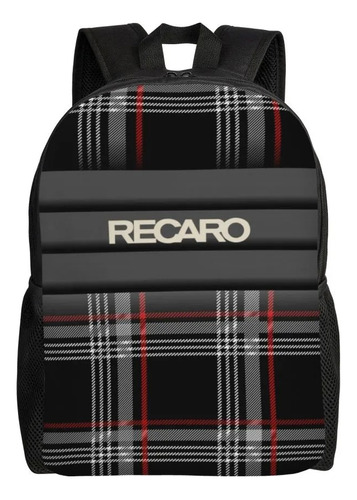 Mochila Recaro Vw Gti Estilo Urbano Acolchado Para Laptop