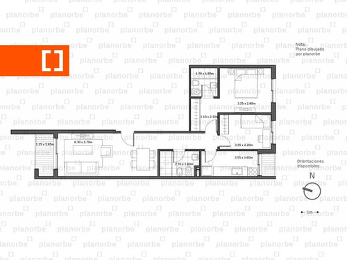 Venta De Apartamento Obra Construcción 2 Dormitorios En Pocitos Nuevo, Marina 26 Ii Unidad 803