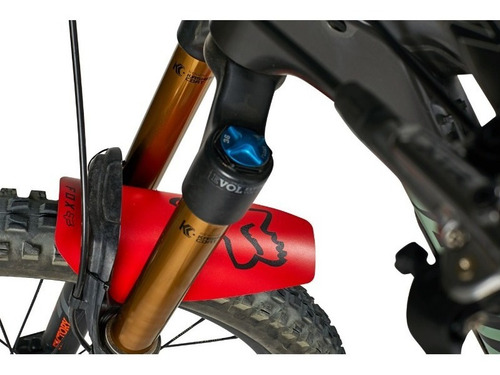 Lodera Fox Mudguard Salpicadera Bici Enduro Mtb Free Dh Color Rojo