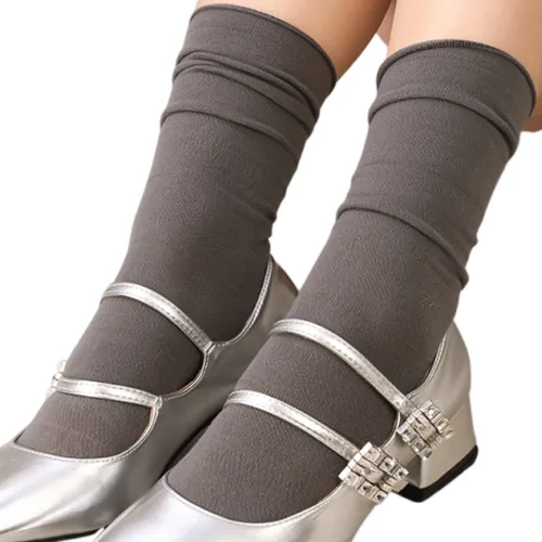 Calcetines De Malla Ahuecados, 2 Pares, Retro, Con Encaje Fl
