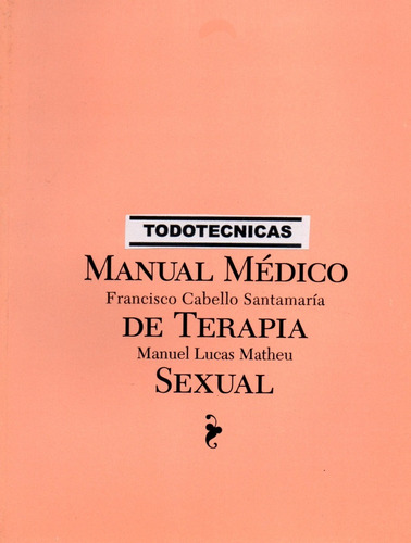 Manual Medico De Terapia Sexual   Santamaria Matheu     -pm-