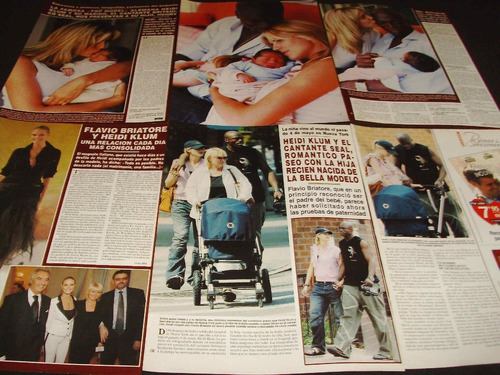 (ad020) Heidi Klum * Recortes Revistas Clippings