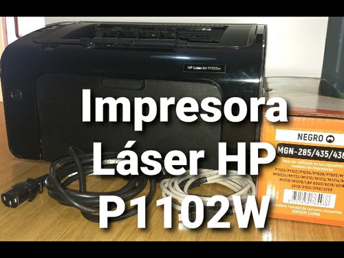 Impresora Láser Hp P1102w