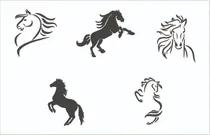 Comprar Matriz Bordado - Cavalos